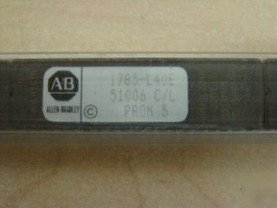 (9) allen bradley 1785-L40E epprom amd AM27C2048=