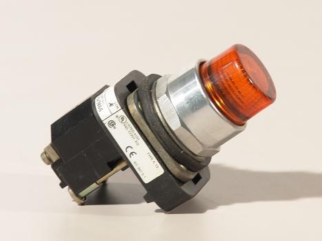 Allen bradley 800T-PT16 pushbutton switch orange