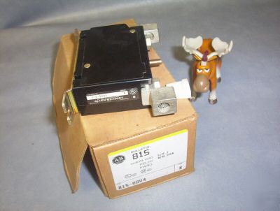 Allen bradley overload relay panel 815-D0V4 ________D57