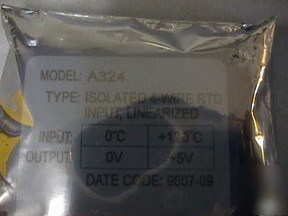 Azonix A324 isolated 4 wire rtd linearized input module