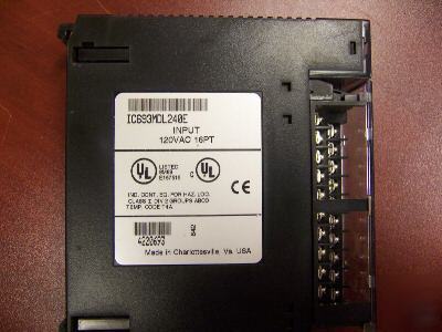 Ge fanuc 90-30 IC693MDL240E input 120VAC 16PT
