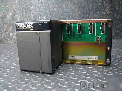 Koyo direct logic 405EX D4-exdc,1 cpu 24VDC w/slot rack