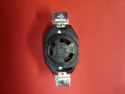 Leviton flush receptacle L13-30 locking device 2690