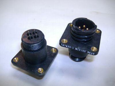 Lot of 10 - amp 206061-1 cpc connectors, nos