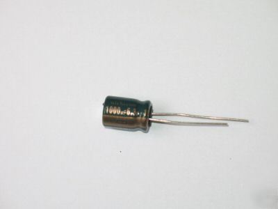 Lot of 50 mini capacitor 1500UF 10V 105C 8X20MM