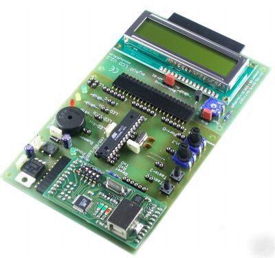 Myavr assembly kit usb + lcd avr atmel microcontroller