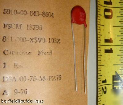 New 50 erie fixed capacitors 811-000-X5V0-103Z -.01ZX5V