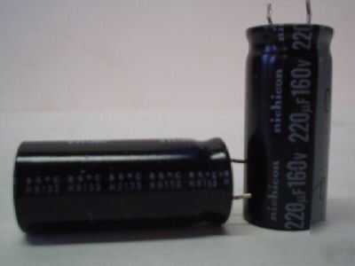 New 50 pcs nichicon snap-in 160V 220UF capacitors 