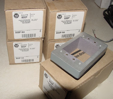 New 5PCS allen bradley 800P palm button adapter plates 