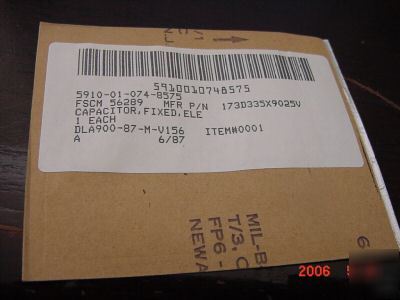 New 688 sprague fixed electrolytic capacitors 173D 