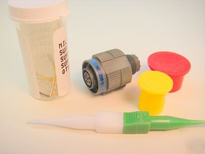 New D38999/26WA35SN, mil spec connector, pins and tool, 