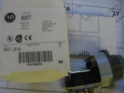 New allen bradley 800T-J91A * * 800TJ91A