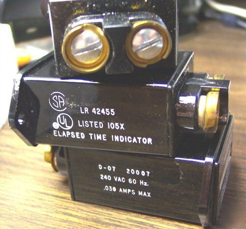 New hour meter 240 volts hobbs stewart warner lr 42455 