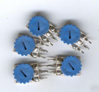 Thumbwheel potentiometer 500 ohm lot of 5