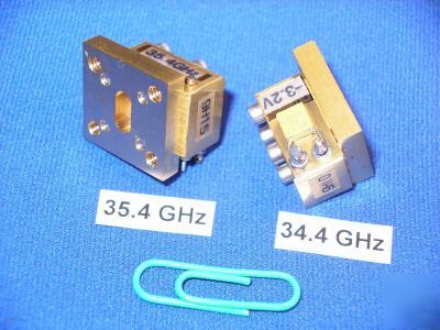Transmitter gunn 35 ghz ka-band wr-28 watkins&johnson