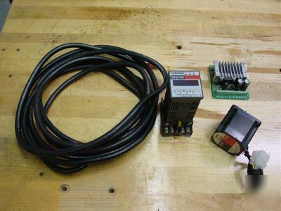 Vexta stepper motor, driver, speed control for cnc, 