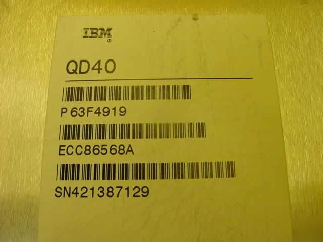 Ibm card QD40, p/n 63F4919