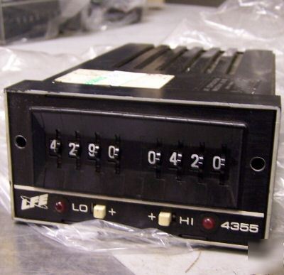 Lfe model 4355 dual 4 digit counter module 0-9999 