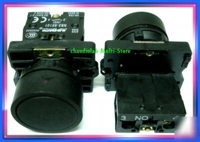New 2 pcs hq momentary pushbutton switch no block #0202