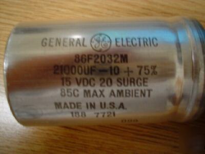 New 2PCS ge 15V 21000UF computer grade bus capacitors 