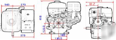 New honda GX240 QA2 8.0 hp in box