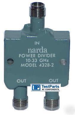 07-03066 narda microwave 4328-2 power divider 10-33 ghz