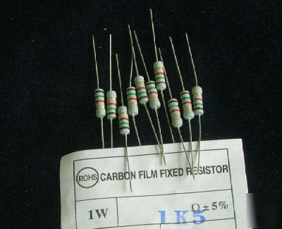 10 pcs 1.5K 1W carbon resistor for guitar amplifier