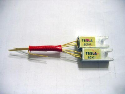 2 pairs GC511 GC521 / AC188 AC187 germanium transistors