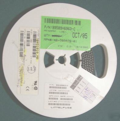(425) littlefuse 125V,10A smt fuses, paratial reel