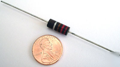 Allen bradley carbon comp resistors 1W 220 ohm 10% (10)