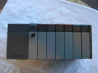 Allen bradley slc 500 7 slot 5/03 plc system 1747-L532