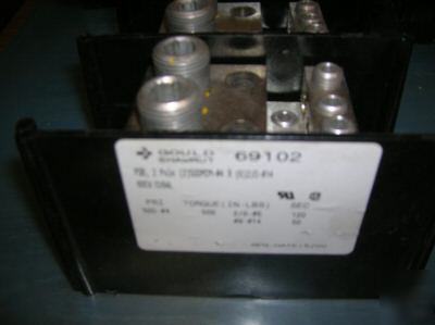Gould shawmut power distribution block 69102 2 pole 
