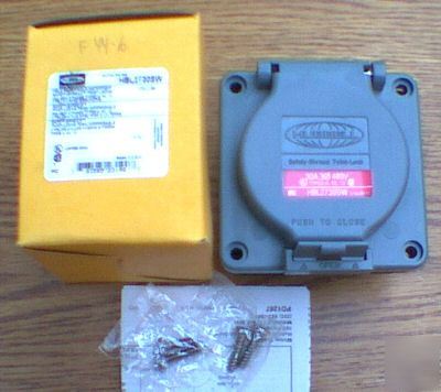 Hubbell 20 480 HBL2430SW L16-20R watertight receptacle