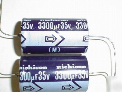 New 50 nichicon 35V 3300UF axial capacitor capacitors 