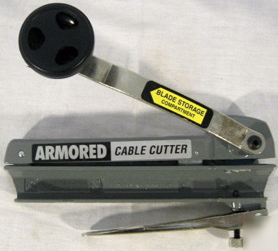 New armored cable cutter /ac & mc cables /conduit / 