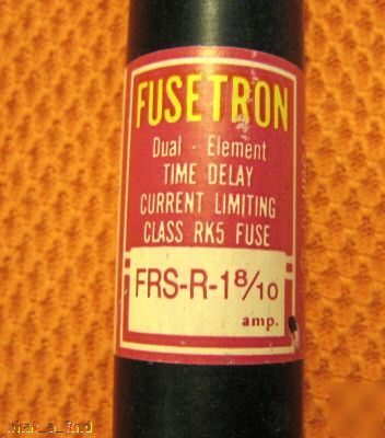 New buss frs-r-1-8/10 fuse FRSR1 8/10 amp 600 volt nnb 