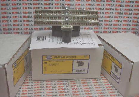 New ilsco connector neutral bar nb-350-42 w/ R16 lot 3