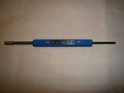 New telephone co frame wrap unwrap tool 22-24 ga