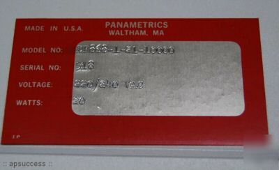 Nice panametrics DF868-1-21-10000 ultrasonic flowmeter 