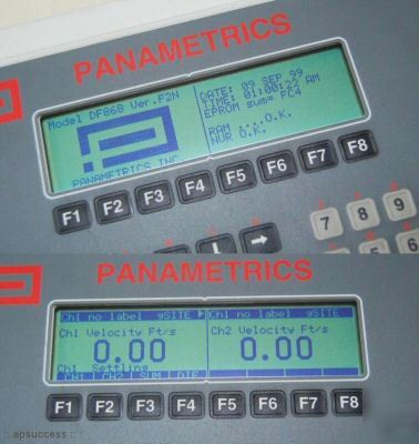 Nice panametrics DF868-1-21-10000 ultrasonic flowmeter 