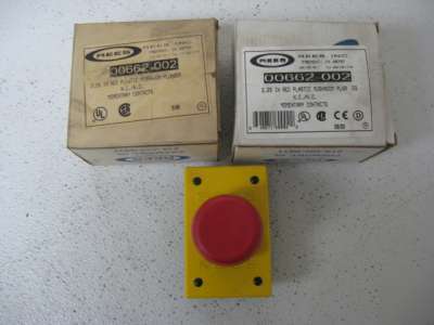 REES00662-002 2.25IN red plunger switch e-stop lot of 2