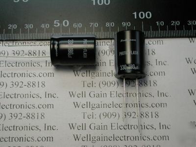 Rubycon strobe photo flash capacitor 180UF 330V 