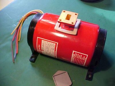 Varian wave tube oscillator, wr-62 waveguide port.