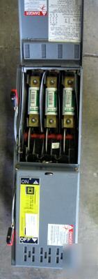 Square d 200 amp panelboard switch QMJ364T excl++