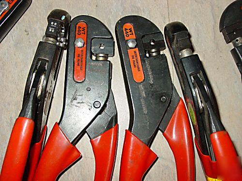 Used thomas and betts wt-440-06 wt-406 hex crimp tools