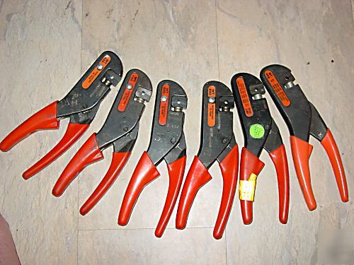 Used thomas and betts wt-440-06 wt-406 hex crimp tools
