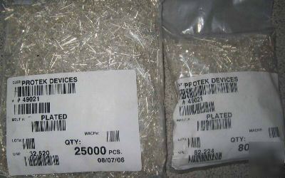 23000 pcs protek devices # 49021 nailhead pins silver