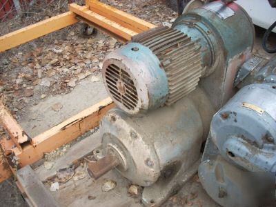 5 hp variable speed motor, 13 x 34 rpm