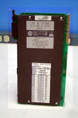 Allen bradley 1771-oad 12-120 volt ac output module