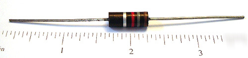 Allen bradley carbon comp resistors 1W 1.8K ohm 10% (10